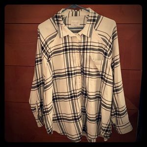 XL oversized fit american eagle flannel